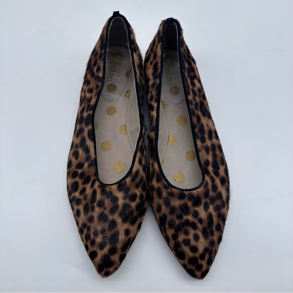 Boden Leopard Print Flats - Picture 5 of 10